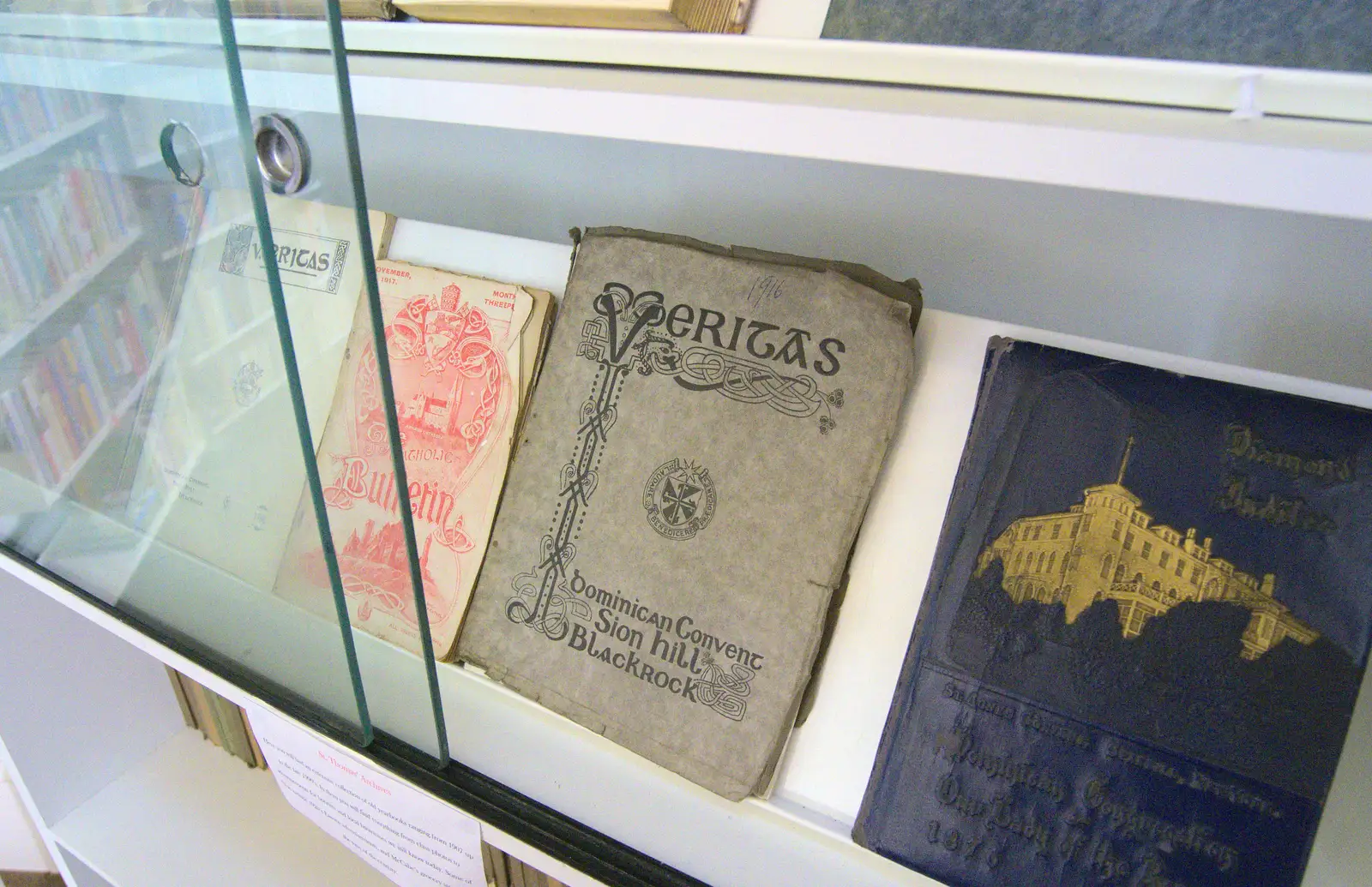 Old copies of Veritas - the school magazine, from Sion Hill and Blackrock for the Day, Dublin, Ireland - 17th September 2016