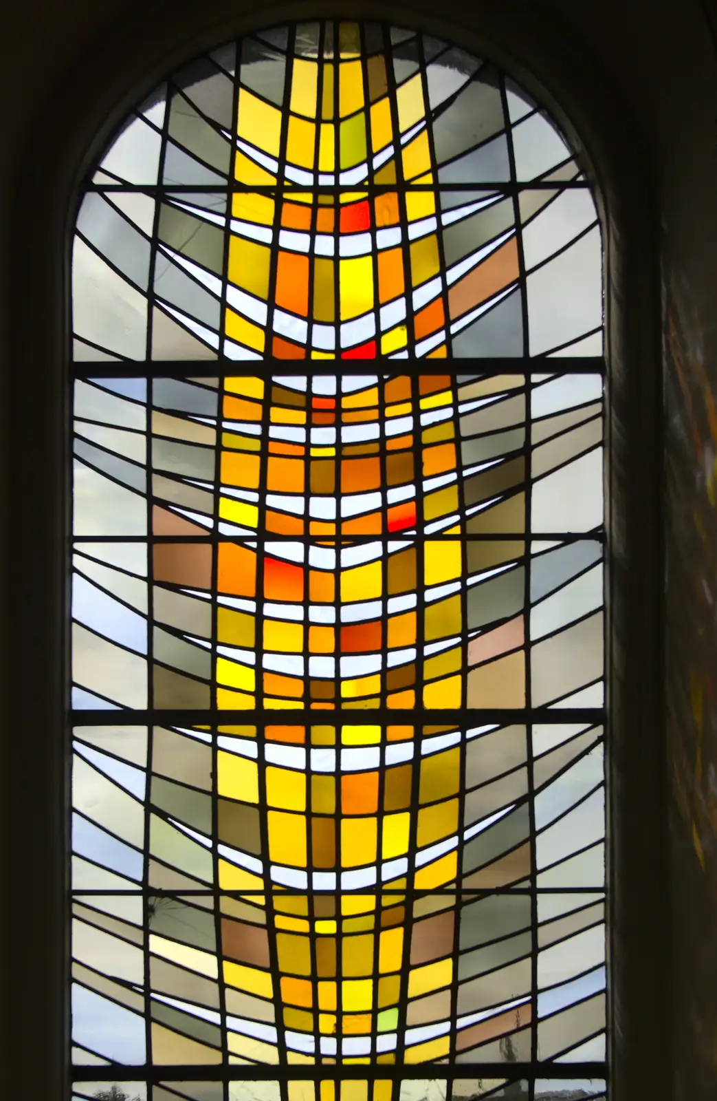 Modern stained glass, from Sion Hill and Blackrock for the Day, Dublin, Ireland - 17th September 2016