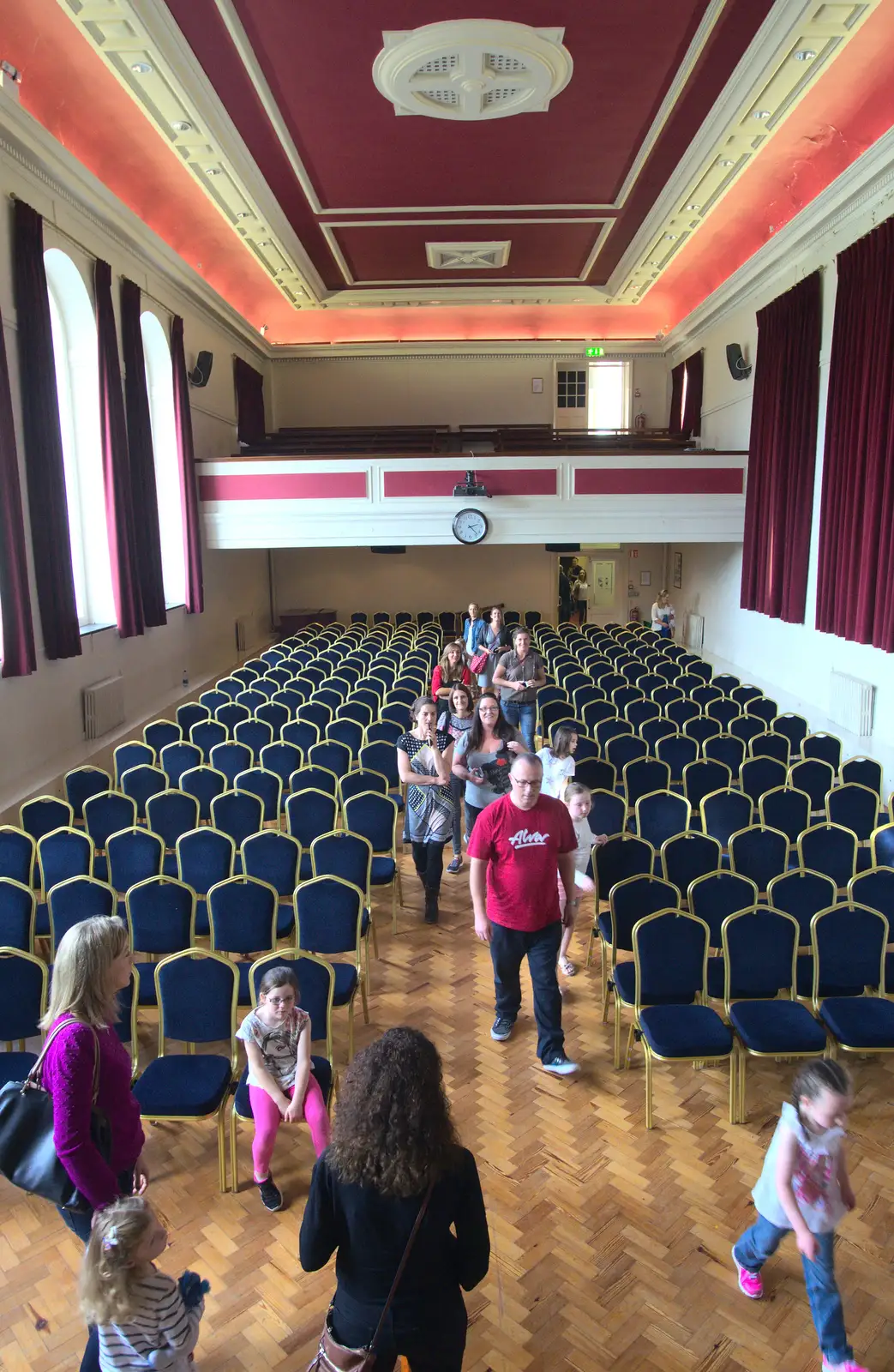 Visitors file in to the hall, from Sion Hill and Blackrock for the Day, Dublin, Ireland - 17th September 2016