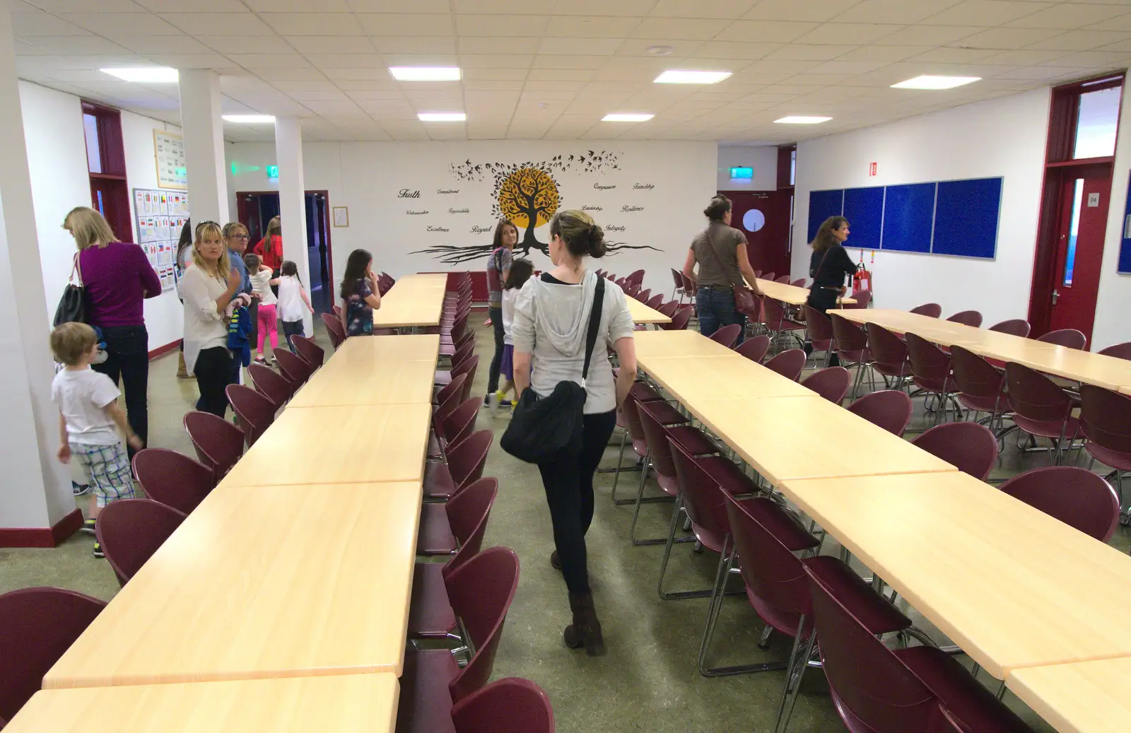 A school room in St. Dominic's, from Sion Hill and Blackrock for the Day, Dublin, Ireland - 17th September 2016