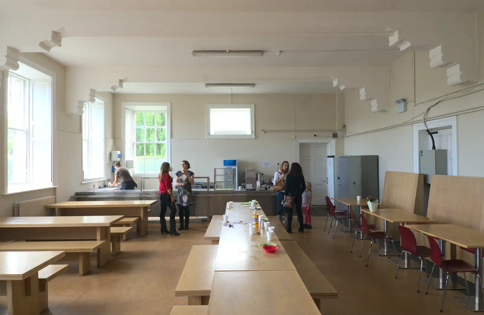 The refectory empties out, from Sion Hill and Blackrock for the Day, Dublin, Ireland - 17th September 2016