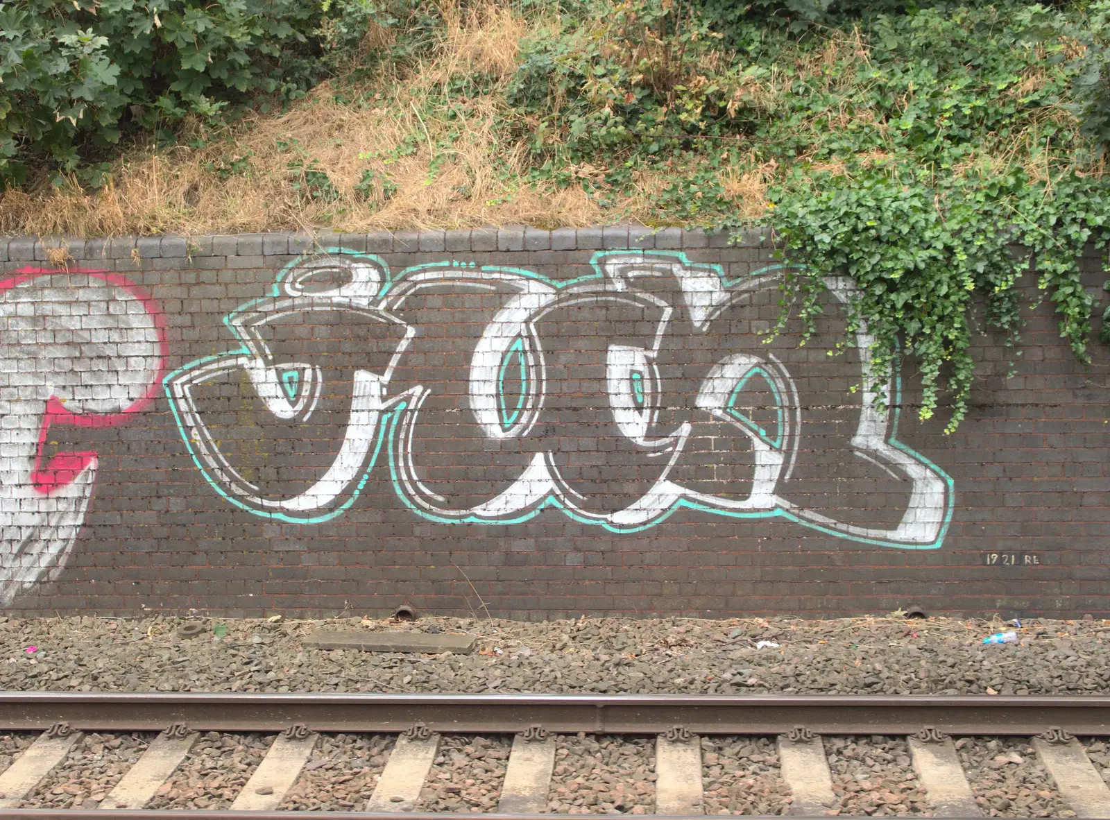 A Jun tag on a wall, from Fred's Birthday Bicycle at Madgett's, Diss, Norfolk - 23rd September 2016