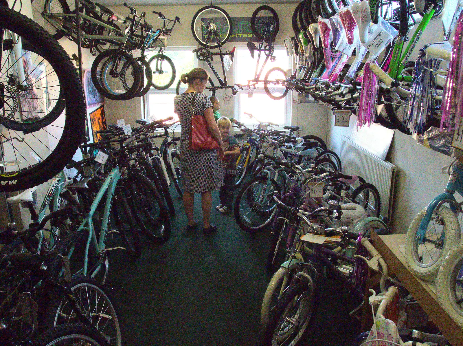 Upstairs at Madgett's cycle shop in Diss, from Fred's Birthday Bicycle at Madgett's, Diss, Norfolk - 23rd September 2016