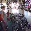 Fred checks out the bikes, Fred's Birthday Bicycle at Madgett's, Diss, Norfolk - 23rd September 2016