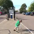 More messing around in Shelfanger Road car park, Fred's Birthday Bicycle at Madgett's, Diss, Norfolk - 23rd September 2016