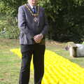 The Eye Scouts Duck Race, The Pennings, Eye, Suffolk - 24th September 2016, The Mayor of Eye poses for a photo