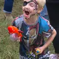 Harry's got pirate face paint on, The Eye Scouts Duck Race, The Pennings, Eye, Suffolk - 24th September 2016