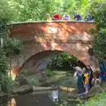 The crowd waits at Abbey Bridge, The Eye Scouts Duck Race, The Pennings, Eye, Suffolk - 24th September 2016