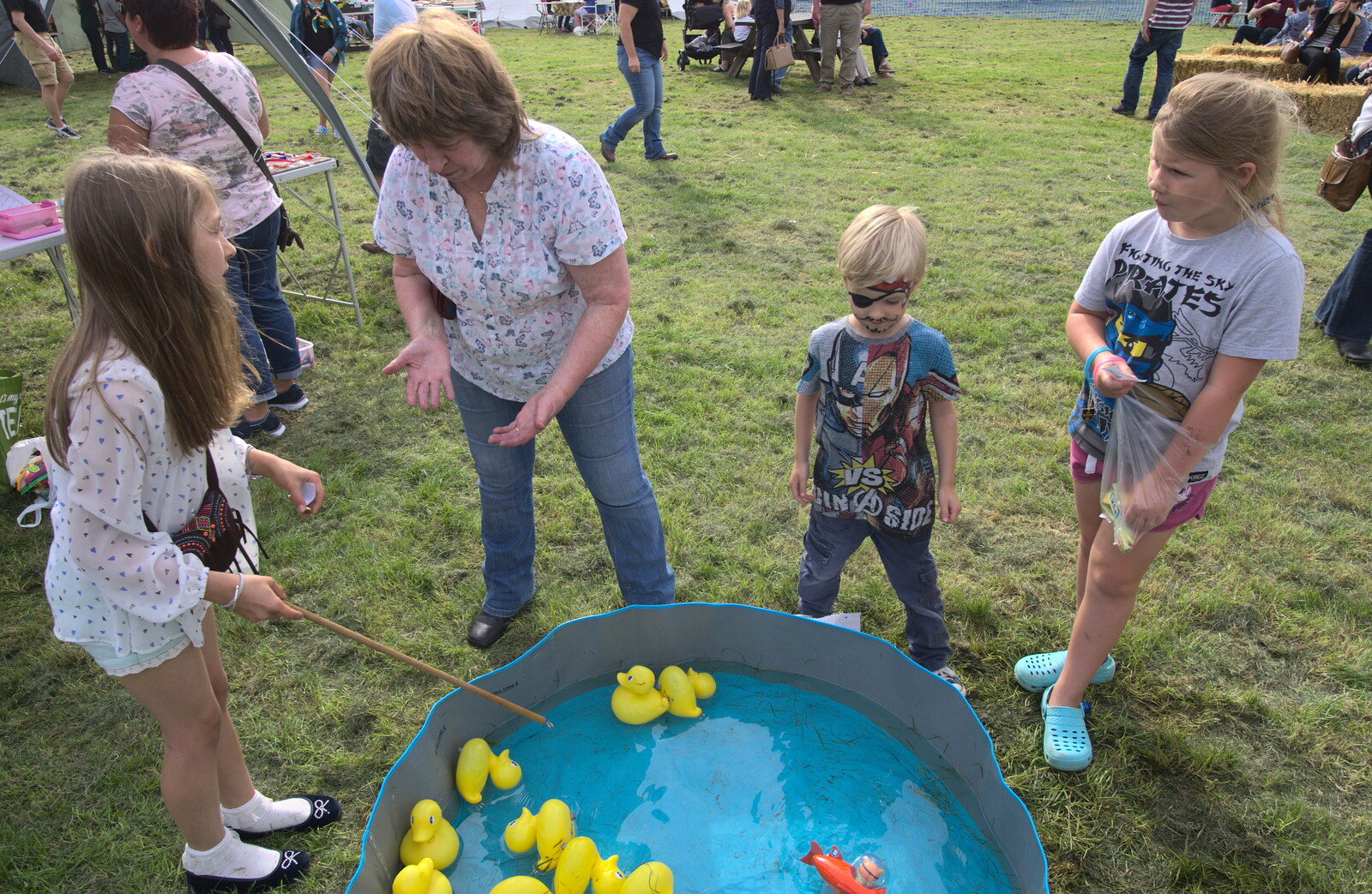 It's the fish-for-a-duck game from The Eye Scouts Duck Race, The Pennings, Eye, Suffolk - 24th September 2016
