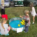 Harry fishes for yet more ducks, The Eye Scouts Duck Race, The Pennings, Eye, Suffolk - 24th September 2016