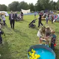 Harry picks a prize from the box, The Eye Scouts Duck Race, The Pennings, Eye, Suffolk - 24th September 2016