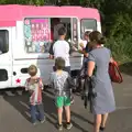 The gang queue for ice cream, The Eye Scouts Duck Race, The Pennings, Eye, Suffolk - 24th September 2016