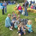 Isobel and Harry on a picnic blanket, The Eye Scouts Duck Race, The Pennings, Eye, Suffolk - 24th September 2016