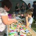 Harry plays cards for sweets, The Eye Scouts Duck Race, The Pennings, Eye, Suffolk - 24th September 2016