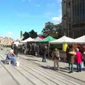 A market outside the Forum in Norwich, An October Miscellany, Suffolk - 8th October 2016