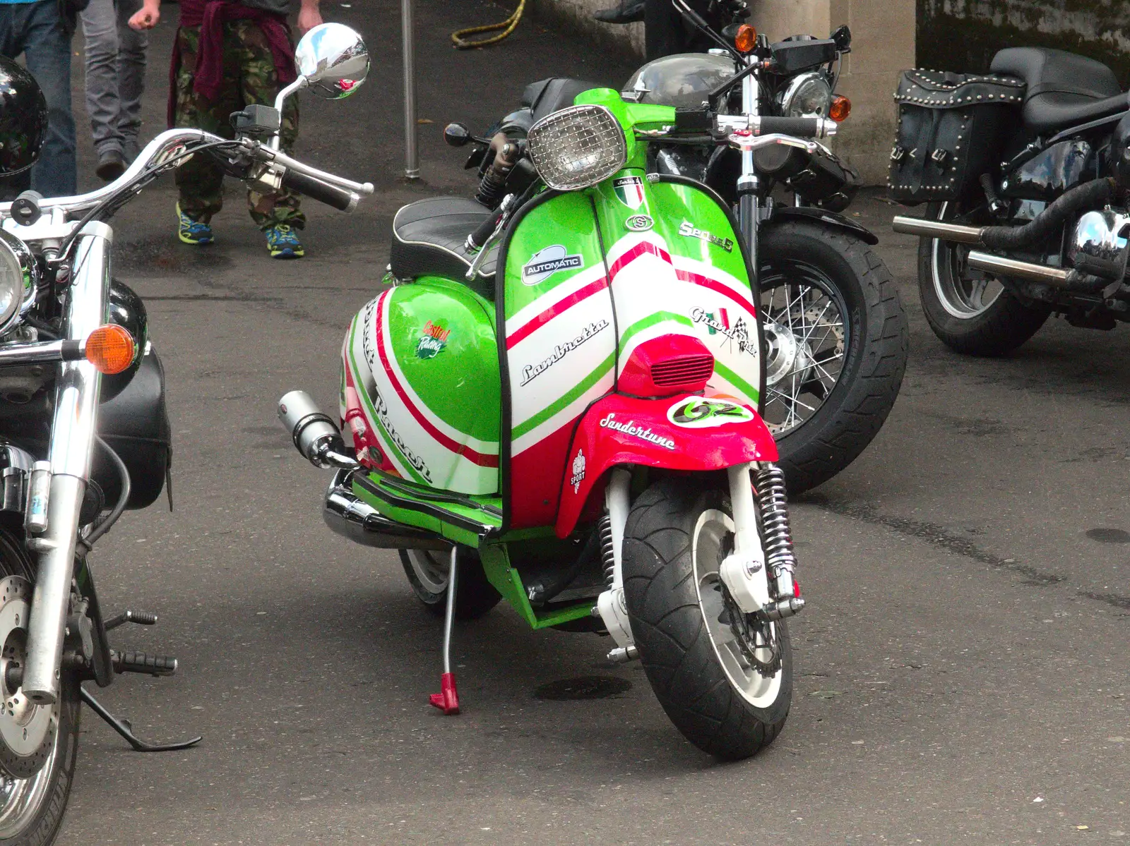 A very Italian Lambretta, from An October Miscellany, Suffolk - 8th October 2016