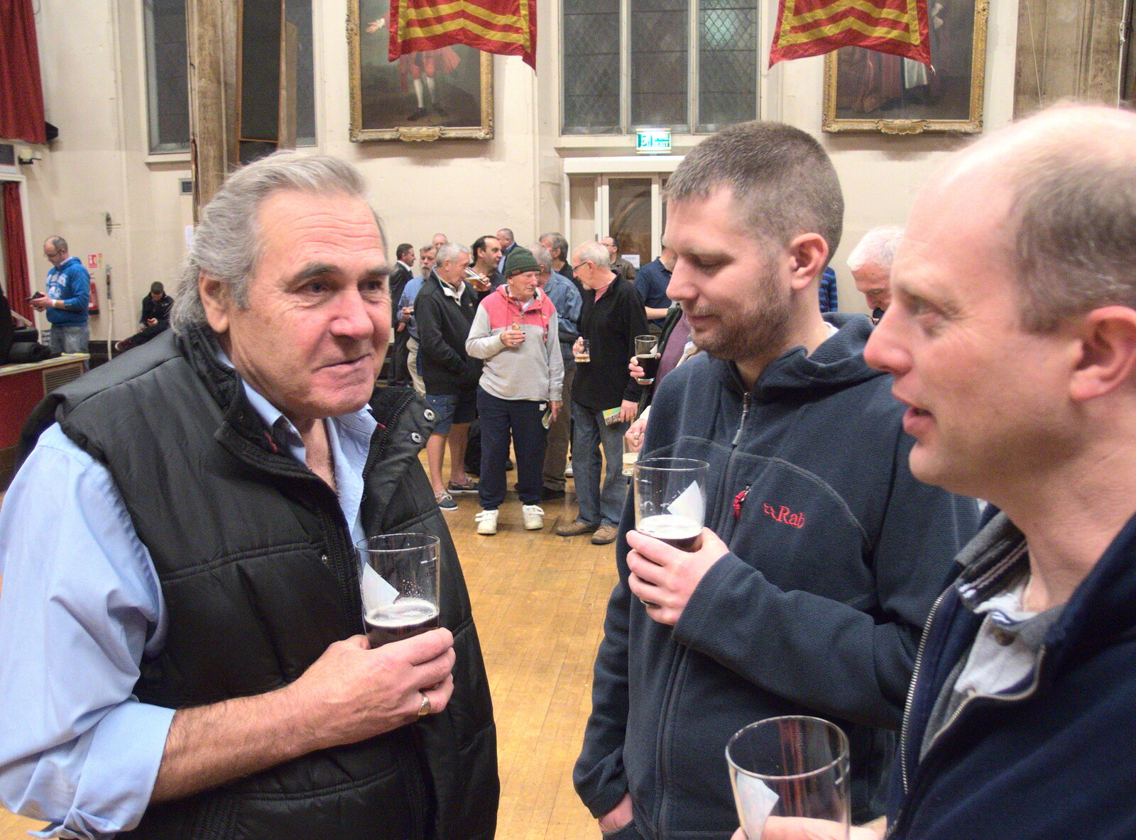 Alan, Phil and Paul from The Norwich Beer Festival, St. Andrew's Hall, Norwich, Norfolk - 26th October 2016