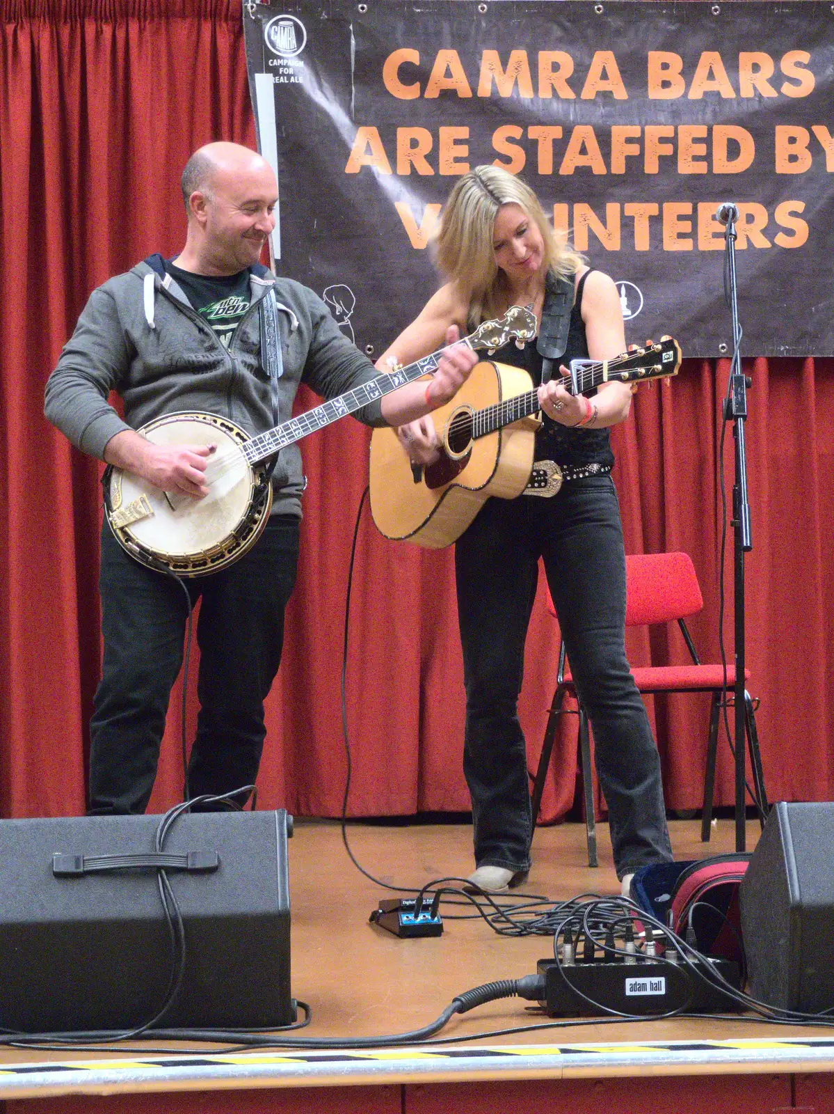 Hayley Moyse in action, from The Norwich Beer Festival, St. Andrew's Hall, Norwich, Norfolk - 26th October 2016