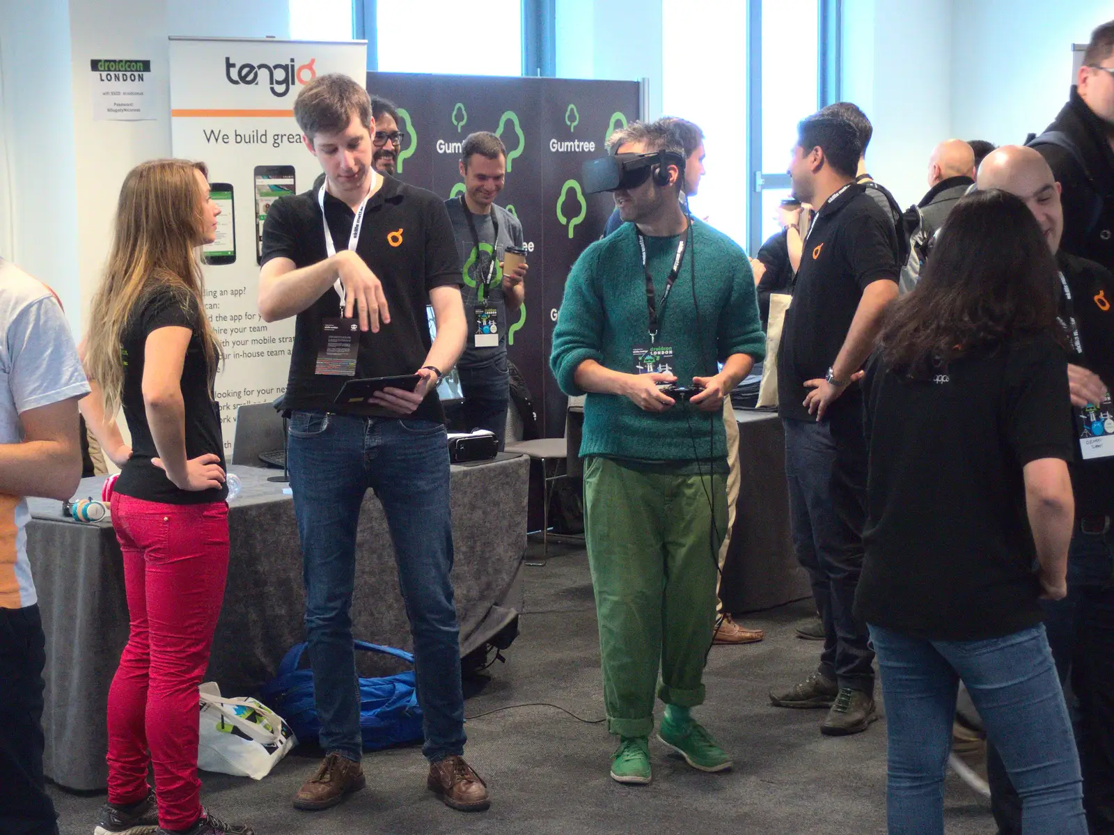 A spot of VR goes on, from Droidcon 2016, Islington, London - 27th October 2016