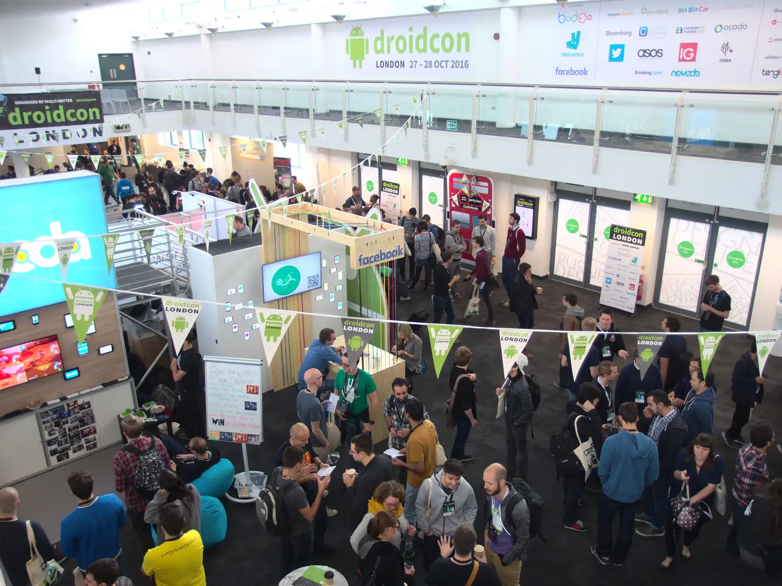 Crowds of nerds, from Droidcon 2016, Islington, London - 27th October 2016