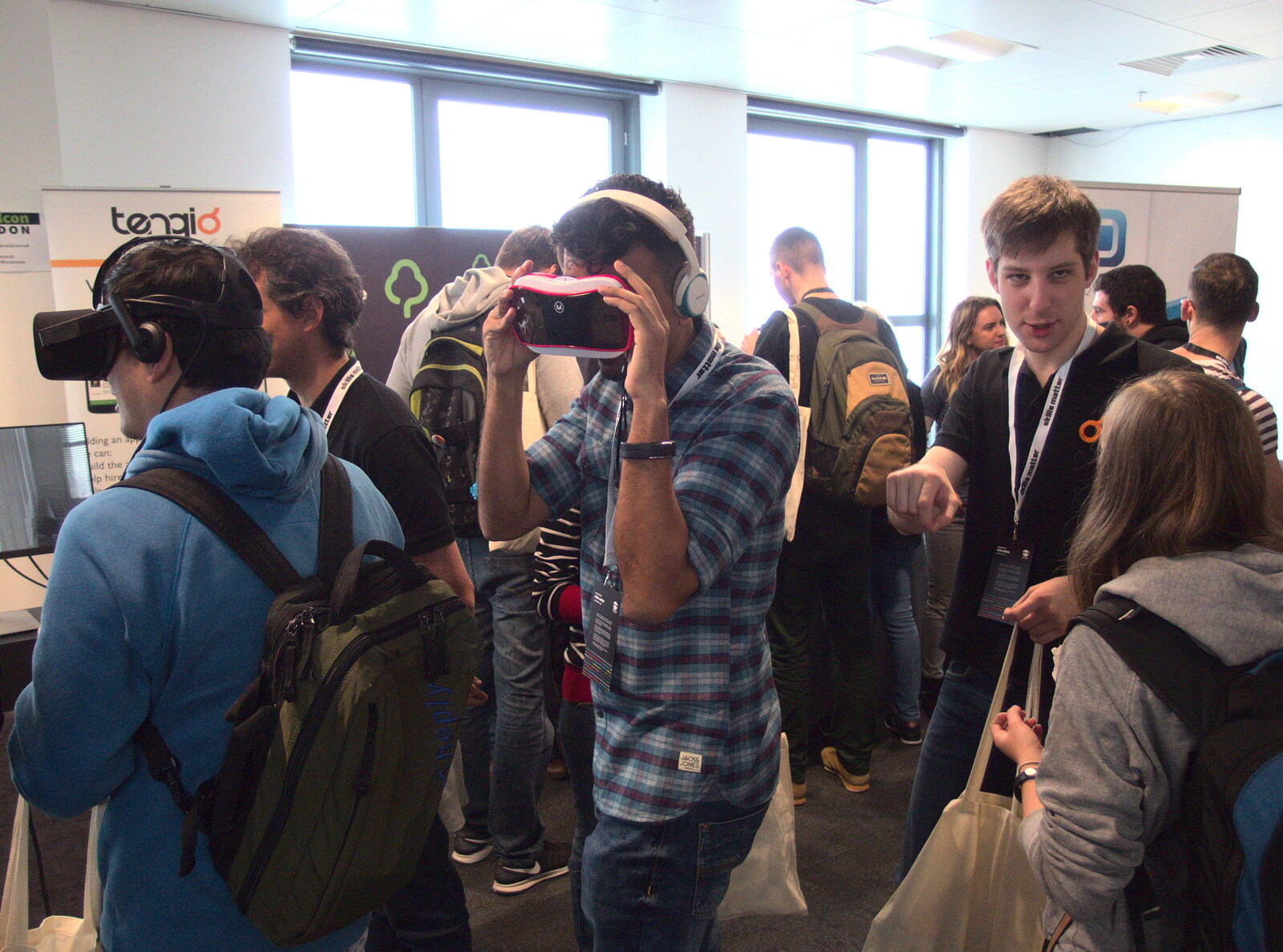 Virtual reality is a popular thing this year from Droidcon 2016, Islington, London - 27th October 2016