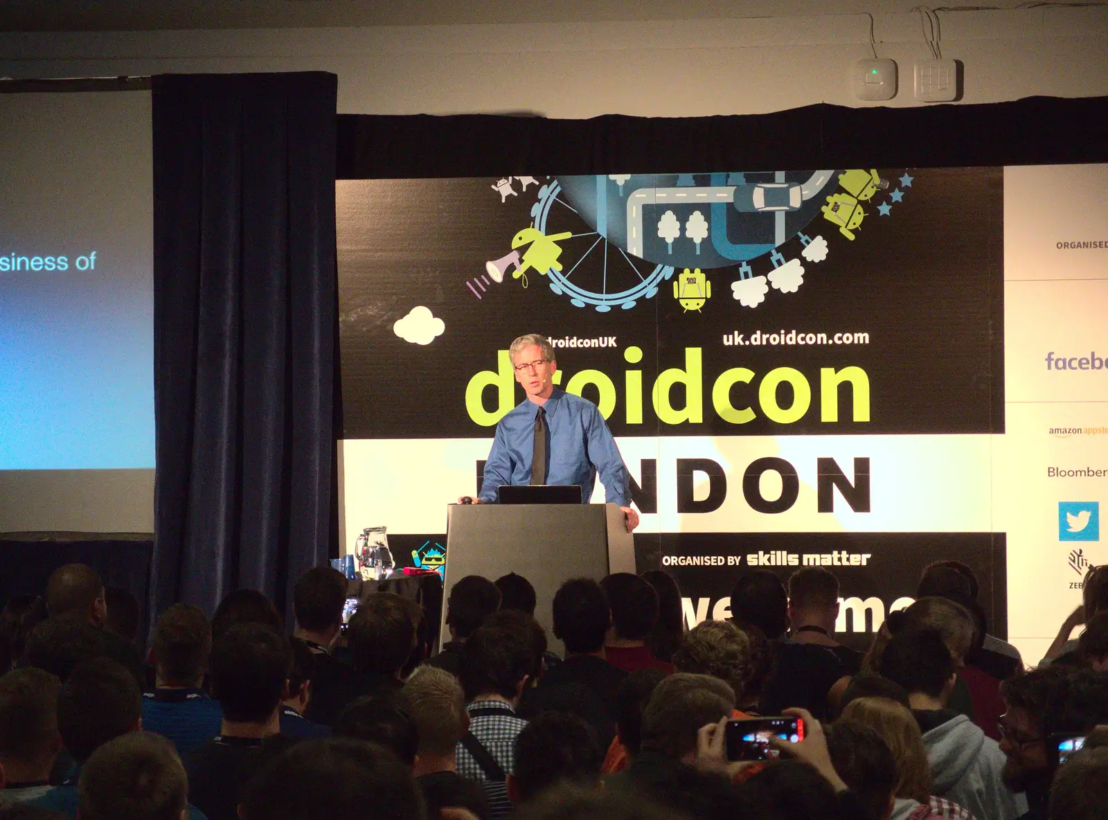 Google's Chet Haase does a presentation, from Droidcon 2016, Islington, London - 27th October 2016