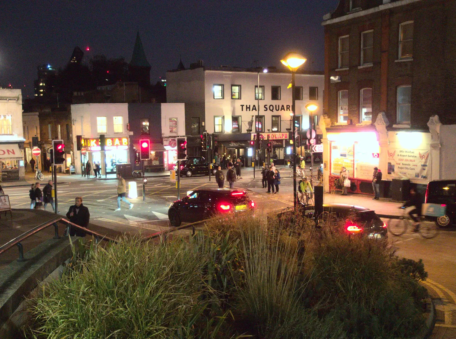 Upper Street, Islington, from Droidcon 2016, Islington, London - 27th October 2016