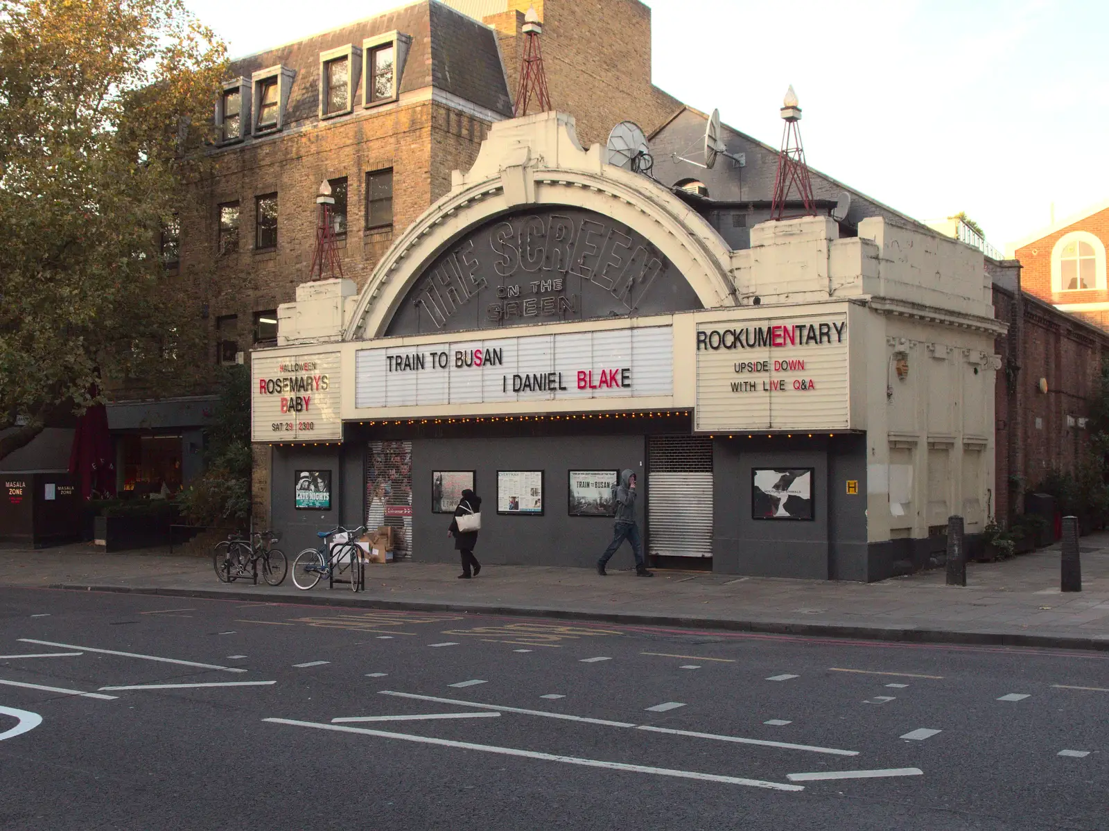 The Screen on the Green in daylight, from Droidcon 2016, Islington, London - 27th October 2016