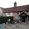 The neighbours get some porch envy, Tractor Rides and Pub Cellars, Brome, Suffolk - 29th October 2016