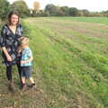 Tractor Rides and Pub Cellars, Brome, Suffolk - 29th October 2016, Isobel and Harry