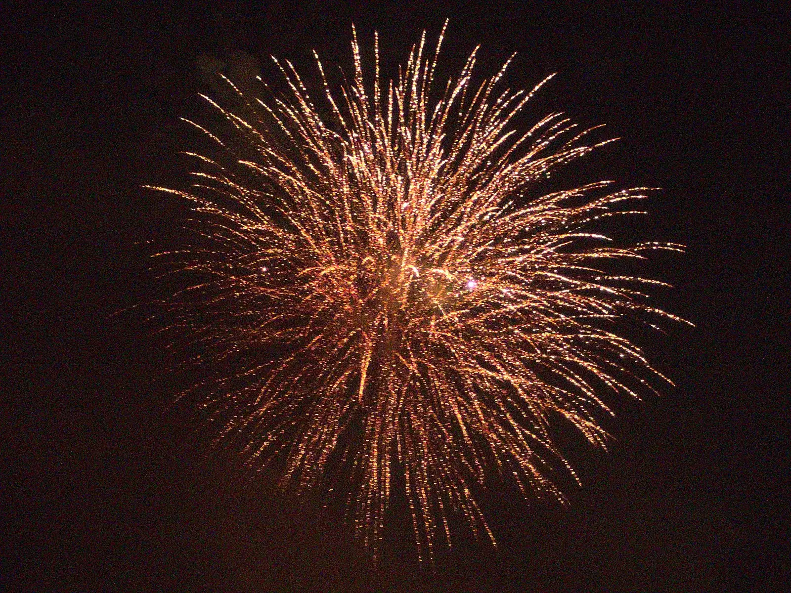 The finale - a massive explosion of sparkles, from Tractor Rides and Pub Cellars, Brome, Suffolk - 29th October 2016