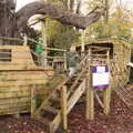 The boys run up the pirate ship, Apples and Electromagnets, Norfolk and Suffolk - 6th November 2016