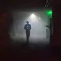 Someone roams around in the fog, SwiftKey Does Laser Tag, Charlton and Greenwich, London - 29th November 2016