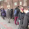 SwiftKey wait for the bus, SwiftKey Does Laser Tag, Charlton and Greenwich, London - 29th November 2016