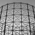 Cast iron gasometer, SwiftKey Does Laser Tag, Charlton and Greenwich, London - 29th November 2016