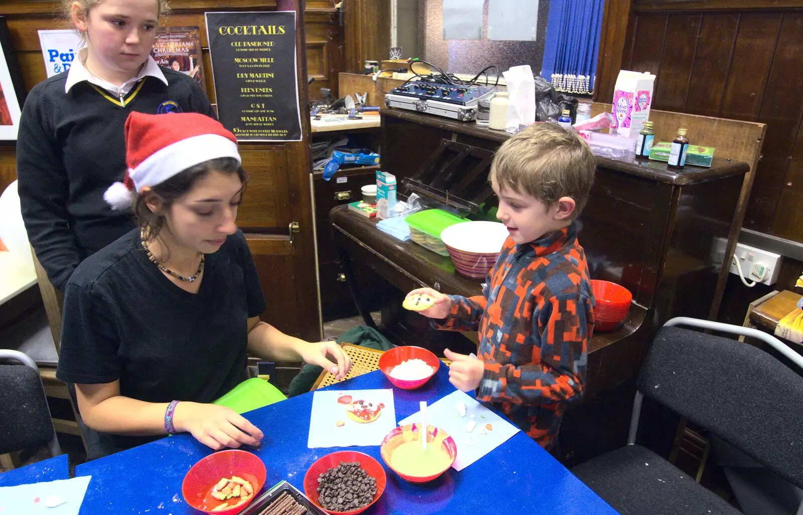 Fred's finished his biscuit, from The Eye Christmas Lights, Eye, Suffolk - 2nd December 2016