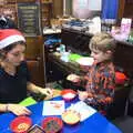 Fred's finished his biscuit, The Eye Christmas Lights, Eye, Suffolk - 2nd December 2016