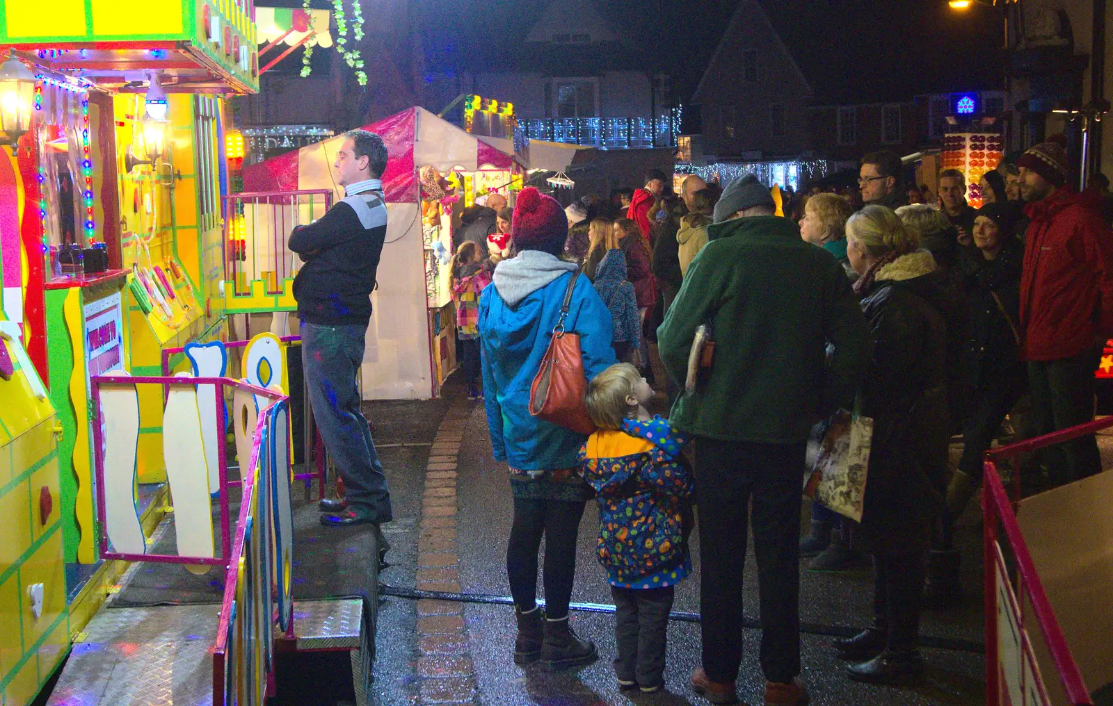 Grandad's in the crowd, from The Eye Christmas Lights, Eye, Suffolk - 2nd December 2016