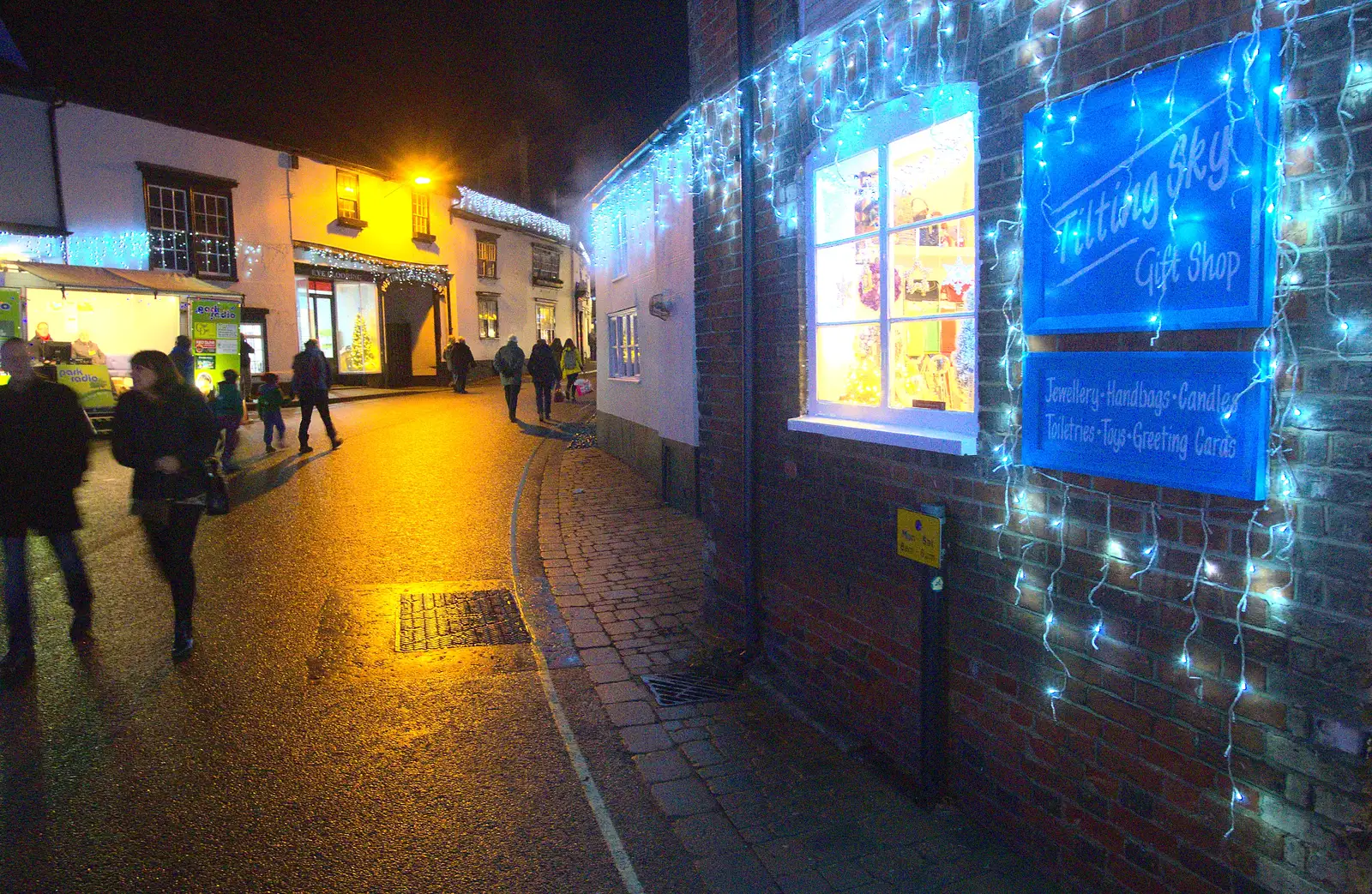 The Tilting Sky, from The Eye Christmas Lights, Eye, Suffolk - 2nd December 2016