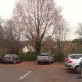 An exciting car park scene, The BSCC Christmas Dinner at The Swan Inn, Brome, Suffolk - 3rd December 2016