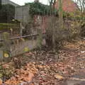 Leaves pile up by the edge of the car park, The BSCC Christmas Dinner at The Swan Inn, Brome, Suffolk - 3rd December 2016