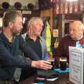 Marc, Bernie the Bolt and Mick the Brick, The BSCC Christmas Dinner at The Swan Inn, Brome, Suffolk - 3rd December 2016