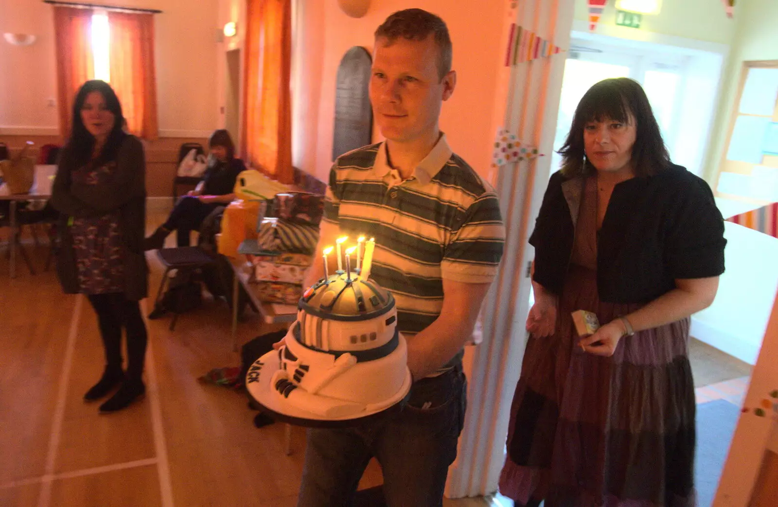 The cake makes an appearance, from Jack's Birthday and New Windows, Brome and Brockdish, Norfolk - 4th December 2016