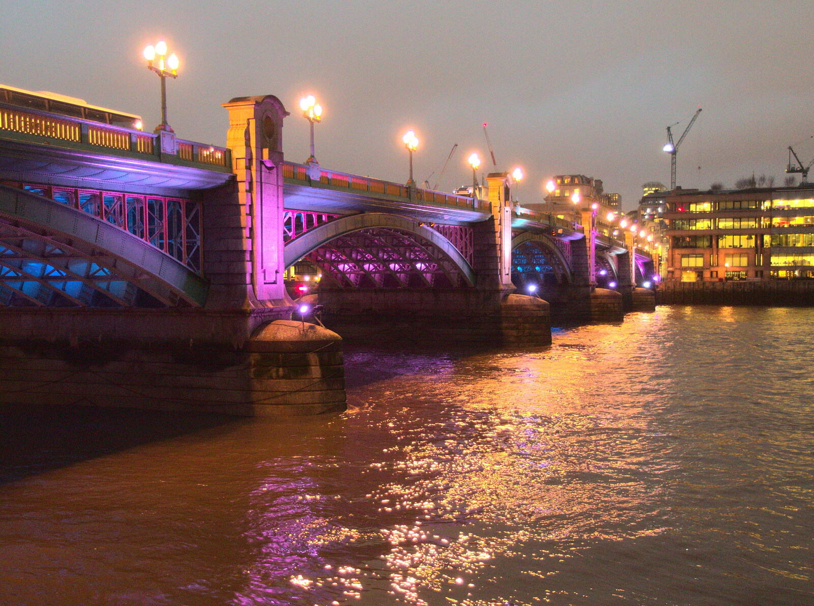 Southwark Bridge from Innovation Week and a Walk Around the South Bank, Southwark - 8th December 2016