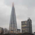 The top of the Shard is in the clouds, Innovation Week and a Walk Around the South Bank, Southwark - 8th December 2016