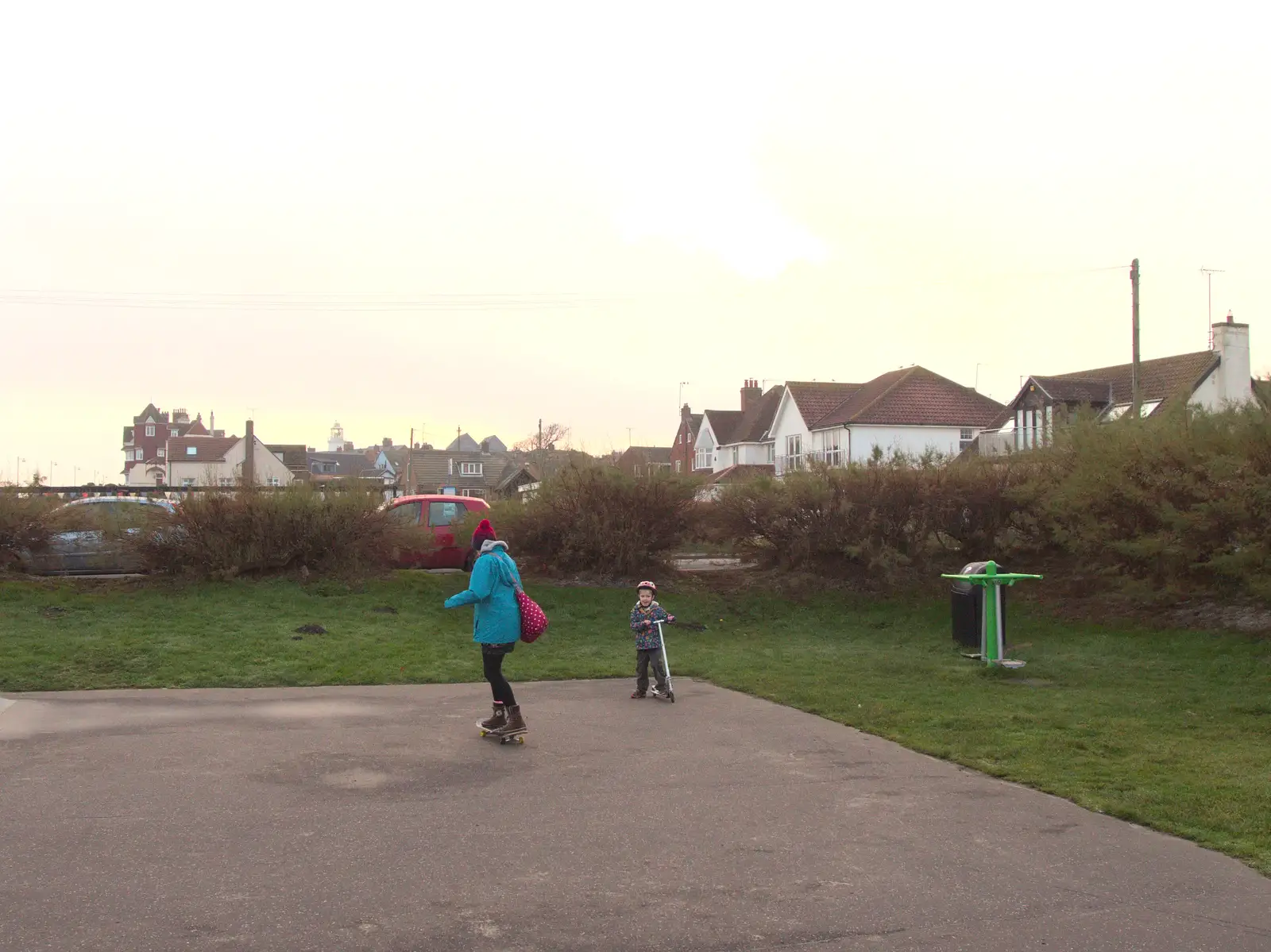 Isobel and Harry, from Southwold Seaside Pier, Southwold, Suffolk - 18th December 2016