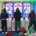 Some lads do the basketball thing, Southwold Seaside Pier, Southwold, Suffolk - 18th December 2016