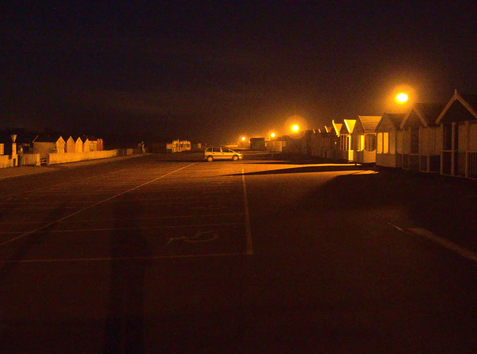 Ours is the only car in the car park - a first, from Southwold Seaside Pier, Southwold, Suffolk - 18th December 2016