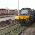 A new Class 68 68005 at Norwich, Norwich Station and the Light Tunnel, Norwich, Norfolk  - 21st December 2016