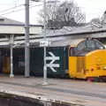 An ancient Class 37 - 37558 - at Norwich, Norwich Station and the Light Tunnel, Norwich, Norfolk  - 21st December 2016